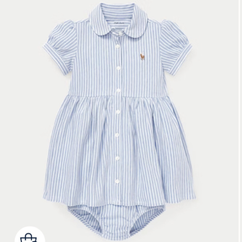 Striped Knit Oxford Dress & Bloomer | Ralph Lauren