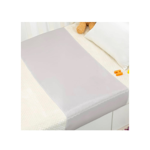 PROMEED 100% Mulberry Silk Crib Sleeve for Baby Hair Loss Prevention, Premium 23 Momme Natural Silk Bassinet Slip for Bassinets/Cradles/Cots/Cribs (Light Grey)