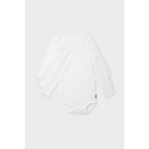 Bonds Rib Longsleeve Bodysuit 3 Pack | Baby | BWDHA