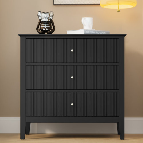 Lark Manor™ Amberrae Large 3 Drawer Dresser, Wide Chest of Drawers & Reviews | Wayfair