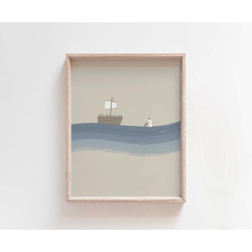 Walk On Water, Jesus And Peter Bible Art, Christian Modern Art, Bible Sketches, Jesus Art, Bible Story Art, Christian Coastal Home Decor