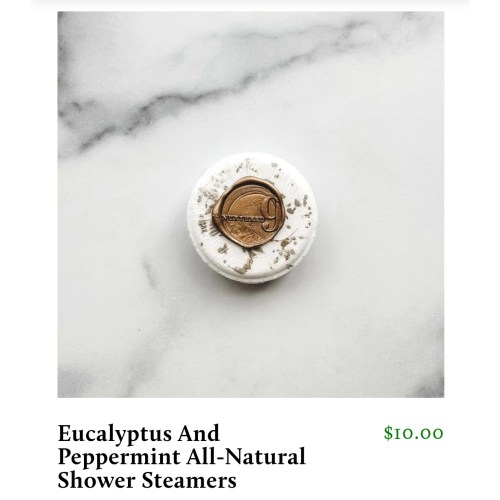 Natural Eucalyptus & Peppermint Shower Steamer — NURTURED 9