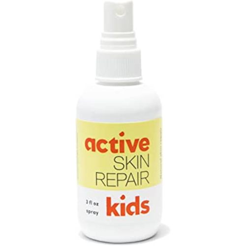 Active Skin Repair Kids First Aid Spray - Non-Toxic & Natural Kids Antiseptic Spray for Minor Cuts, Wounds, Scrapes, Rashes, Sunburns, and Other Skin Irritations (3oz Spray)