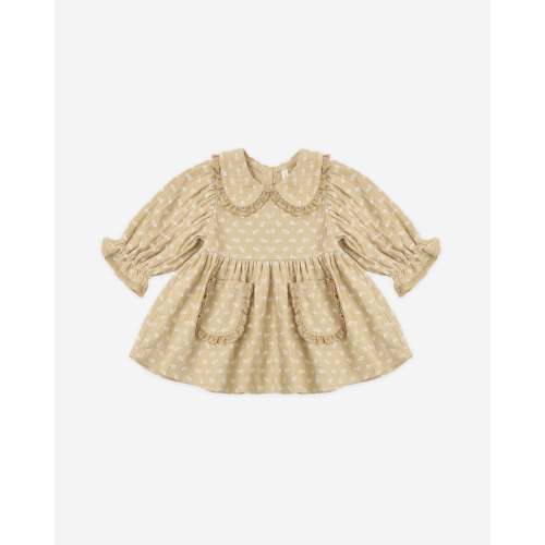 Marisol Dress Butterscotch Floral – Quincy Mae