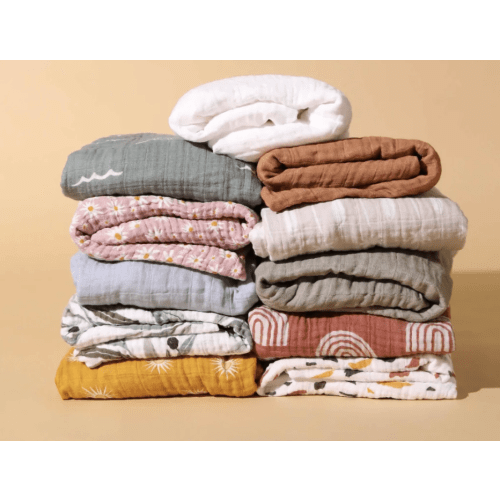 All-Stages Bassinet Sheet in GOTS Certified Organic Muslin Cotton
