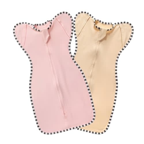 Baby Swaddle Blanket for Newborns and Infants,2-Piece Set Infant Pajamas,Bidirectional Zipper,Easy to Put On and Take Off