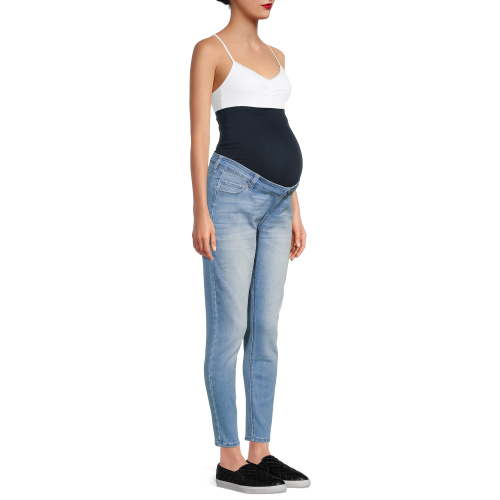 Time and Tru Women's Maternity Skinny Jeans, Sizes S-XXL