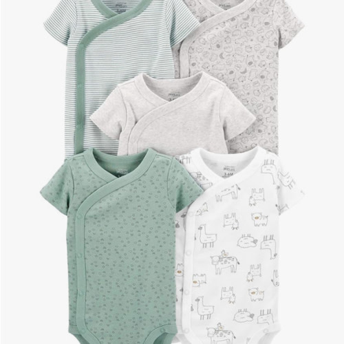 Simple Joys by Carter's unisex-baby 5-pack Side Snap Short-sleeve Bodysuit