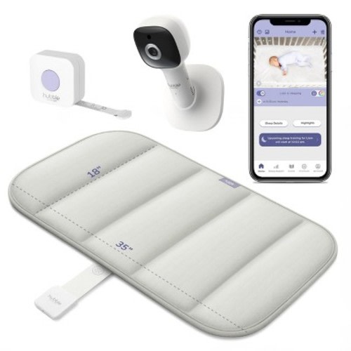 HUBBLE CONNECTED Dream+ Bundle Non-Wearable, Smart Wi-Fi Enabled Baby Movement Monitor, HD Baby Camera with Soothing Sounds & White Noise