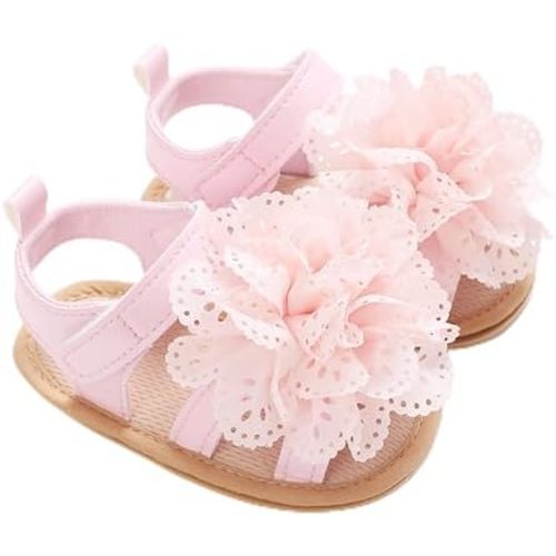 Baby Girls Sandals Summer Shoes Outdoor First Walker Toddler Girls Shoes for Summer