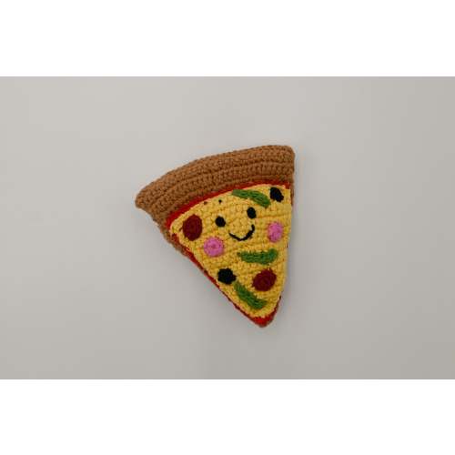 Crochet Pizza Rattle