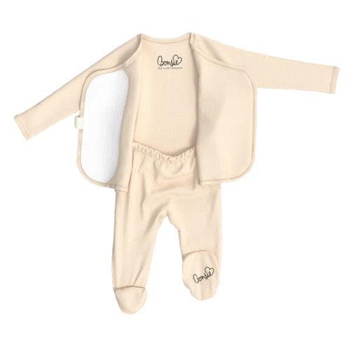 Skin to Skin Footie Oat 0-3 or 3-6 months