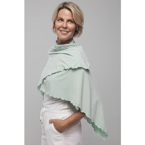 Coolibar Sun Blanket - UPF 50+ Sun Protection - Savannah in Misty Aqua