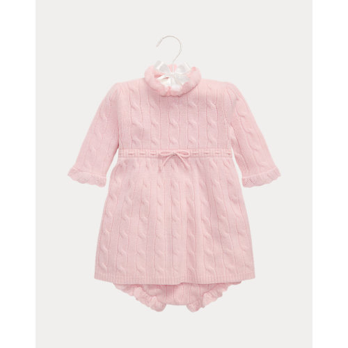 Cable-Knit Cashmere Dress & Bloomer (9 Months)