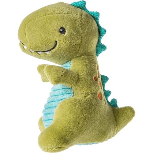 Mary Meyer Pebblesaurus Soft Toy Baby Rattle, 5-Inches, Green Dino