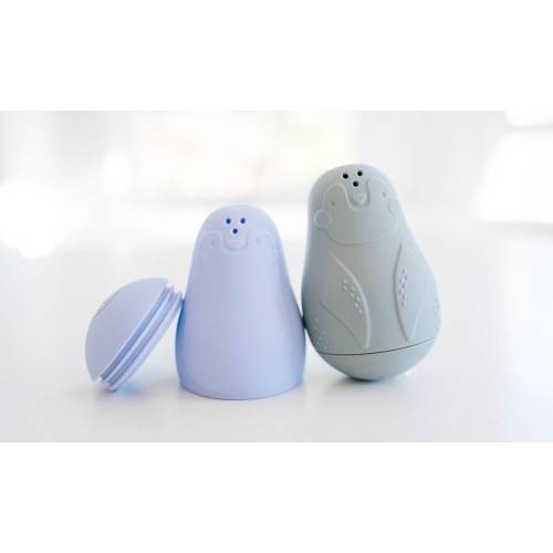 Silicone Penguin Bath Toys: Squirting Baby Toys - Set of 2
