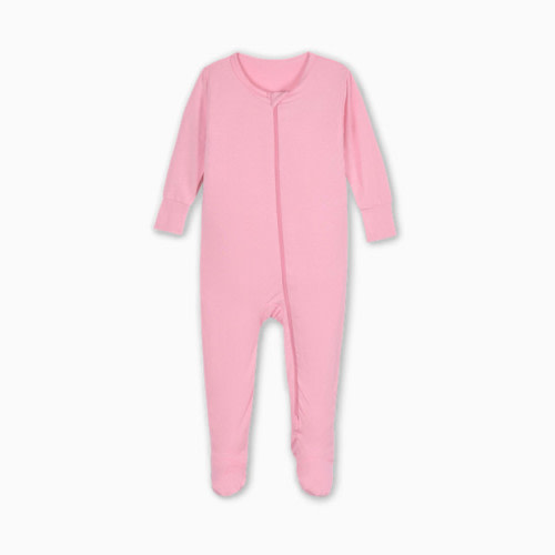 Gerber 2-Way Zip Snug Fit Footed Pajamas - Pink Lemonade, 3-6 M