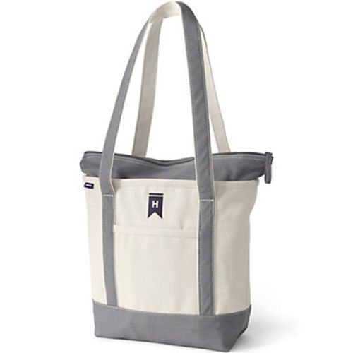 Medium 5 Pocket Open Top Canvas Tote Bag | Lands' End