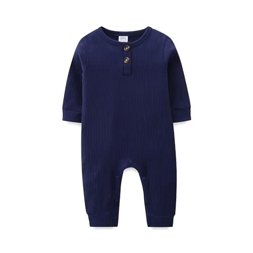 Unisex Baby Clothes Outfits 0-12 Months Long Sleeve Fall Winter | Baby Boy Clothes Baby Coming Home Outfit Newborn Photography Outfits Boy Girl Hospital Solid Ribbed Knit Photoshoot Outfits