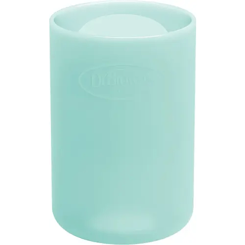 Dr. Brown's Options+ Narrow Glass Bottle Sleeve, 100% Silicone, Mint, BPA-Free, 4 oz, 1-Pack
