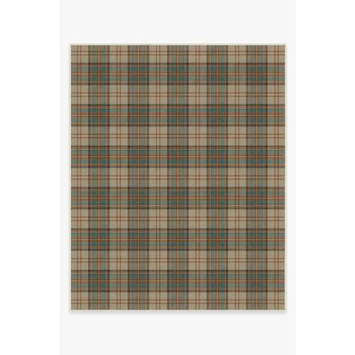 Dress Stewart Tartan Khaki Rug | Ruggable US