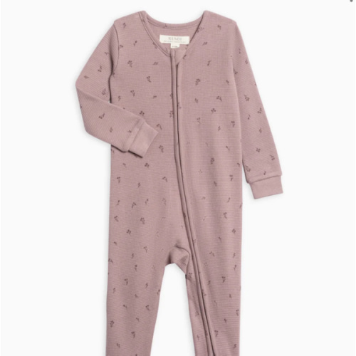 Lane Waffle Knit Zipper Sleeper