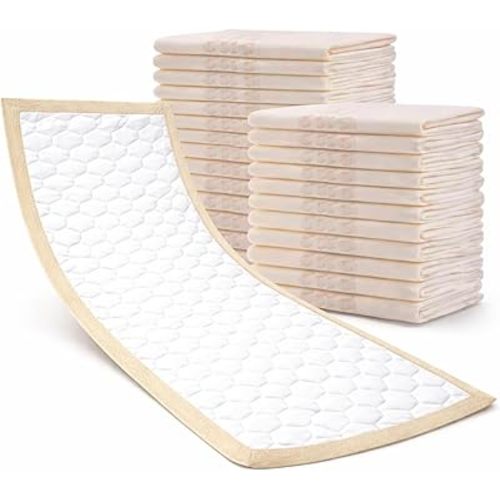 Vakly Hospital Style Extra Large Postpartum Pad Liners/Booster Pads Super-Absorbent 7" Wide X 14" Long - Maternity Peri Pads for Overnight Post Birth Leak Protection - Incontinence Liners (25)