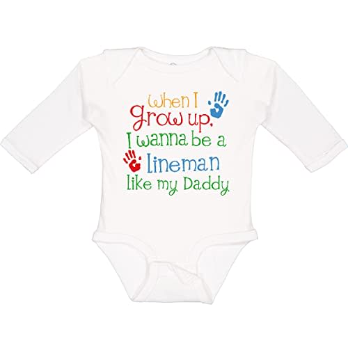 inktastic Lineman Like Daddy Long Sleeve Creeper