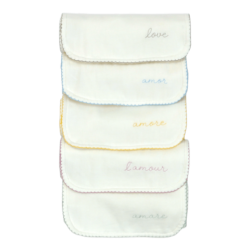 Love Languages Burp Cloth Set | Over The Moon