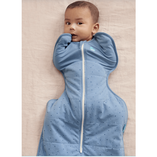 Swaddle Up™ 2.5 TOG Cotton Storm Blue Pebbles