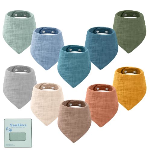 Baby Bibs Multi-color 10 Pack – Yoofoss