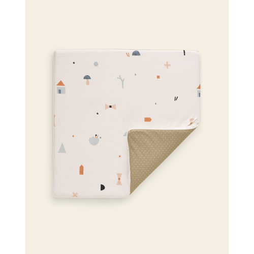 Piccalio – Play Mat | Dreamy (Off-White) / Dots (Lion)