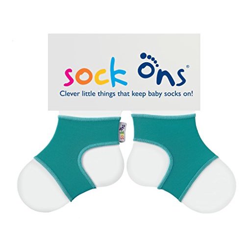 Sock Ons Clever Little Things That Keep Baby 0-6m (Turquoise)