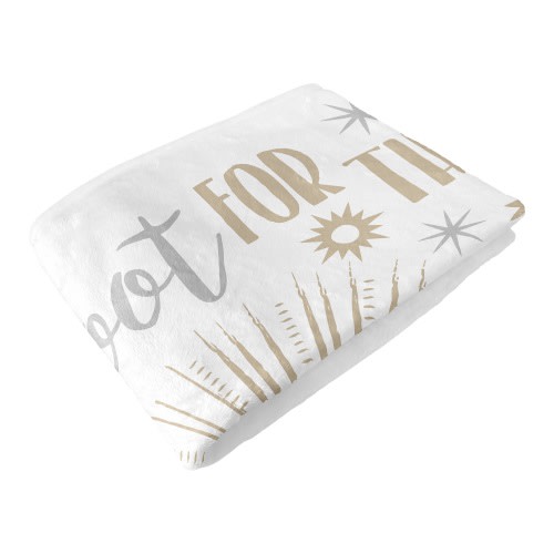 Sweet Jojo Designs Girl Baby Milestone Blanket Celestial Grey and Gold