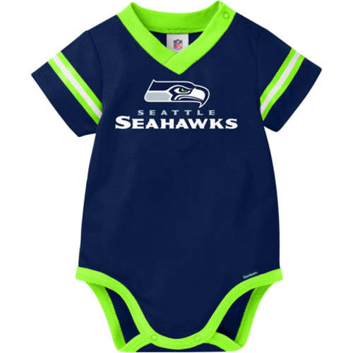 Baby Boys Seattle Seahawks Jersey Bodysuit