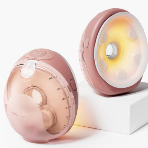 Momcozy W1 Warm-Massage Breast Pump | Wearable, Heated & Cordless
