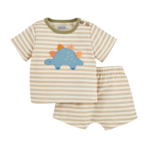 Dino Applique Short Set | Mud Pie