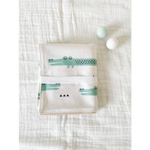Baby Diaper Changing Mat|Organic Changing Mat|Portable Diaper Changing Mat|Travel Changing Pad|Waterproof Changing Mat|Crocodile