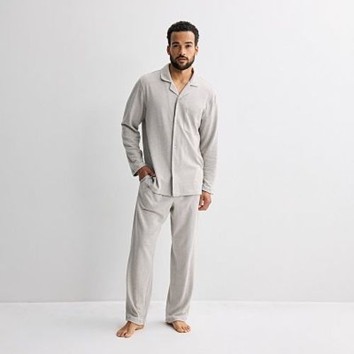Men's Sonoma Goods For Life® Essential Knit Notch Pajama Top & Pajama Bottoms Set