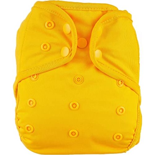OsoCozy One Size Cloth Diaper Covers - Adjustable Snap Fit & Double Leg Gussets for Baby Boys & Girls from 8-35 Pounds. Use with Prefold, Flat or Fitted Cloth Diapers or Snap-in Inserts.