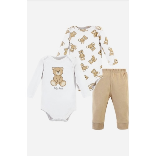 Cotton Bodysuit and Pant Set, 0-3M