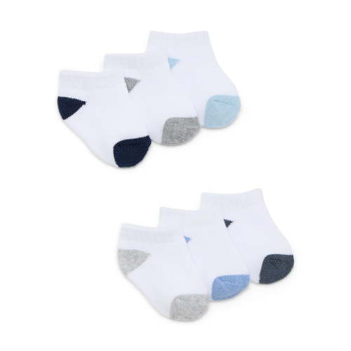 Carter's Child of Mine Baby Boys Low Cut Terry Socks, 6-Pack, Sizes 6-12 Months