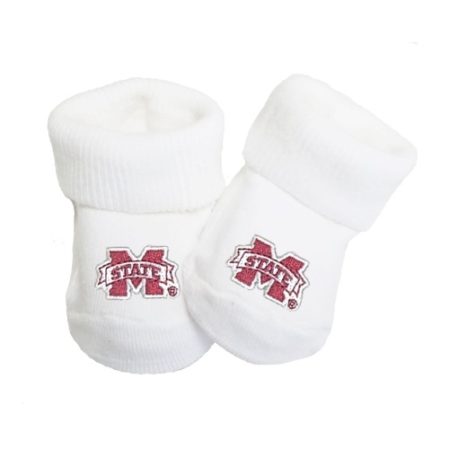 Future Tailgater Mississippi State Bulldogs Officially Licensed Baby Toe Booties