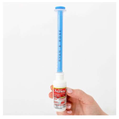 Ryan & Rose Cutie Dose - Baby Medicine Dispenser Syringe For Children - 3 Pack (Lollipop)