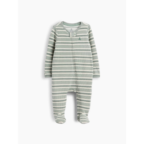 Baby Softspun Waffle Footed One-Piece