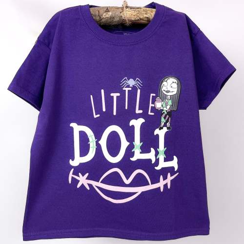 THE NIGHTMARE BEFORE CHRISTMAS KIDS GIRLS T-SHIRT: LITTLE DOLL