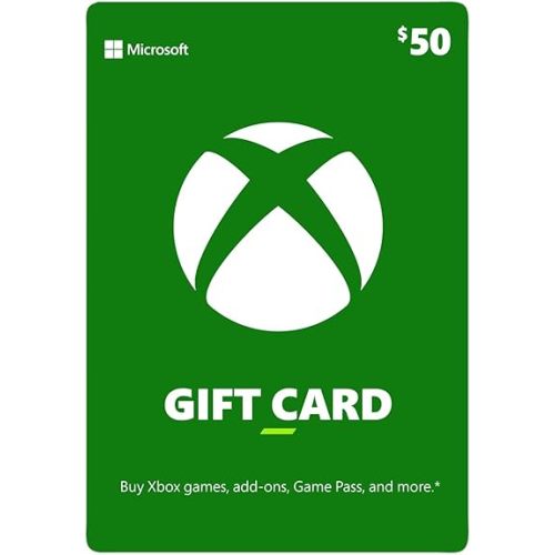 Microsoft Xbox $50 Gift Card (Physical Delivery)