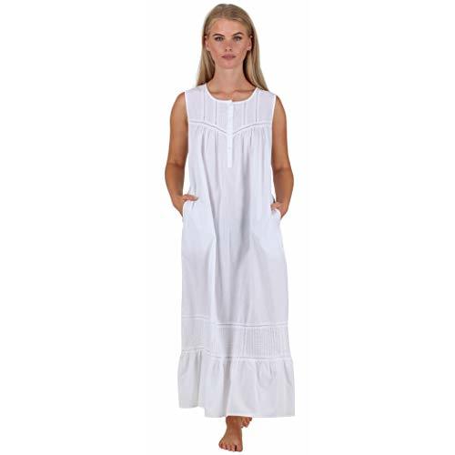 The 1 for U Naomi 100% Cotton Sleeveless Nightgowns for Women - XS - 3X