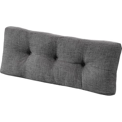 downluxe Indoor Bench Cushion for Indoor Furniture, Non-Slip Tufted Overstuffed Textured Foam Bench Seat Cushion, 48" X 16" X 4", Dark Grey, 1 Pack