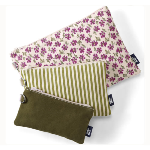Zip Canvas Pouch 3 Pack | Lands' End